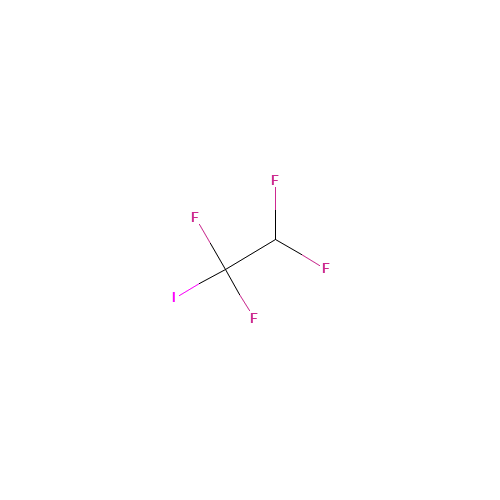 IODO-1,1,2,2-TETRAFLUOROETHANE (CAS: 354-41-6) - Chemical Structure and Molecular Formula 