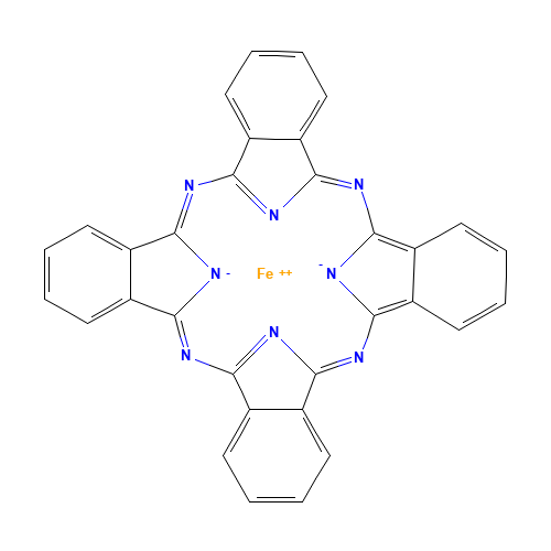 Iron phthalocyanine (CAS: 132-16-1) - Related Chemical Product