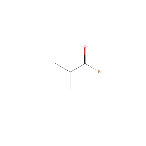 ISOBUTYRYL BROMIDE (CAS: 2736-37-0) - Chemical Structure and Molecular Formula 