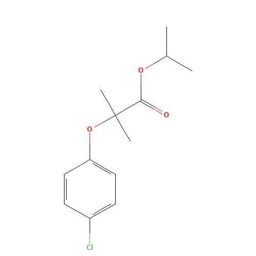 ISOPROPYL 2-(4-CHLOROPHENOXY)-2-METHYLPROPANOATE (CAS: 64416-88-2) - Related Chemical Product