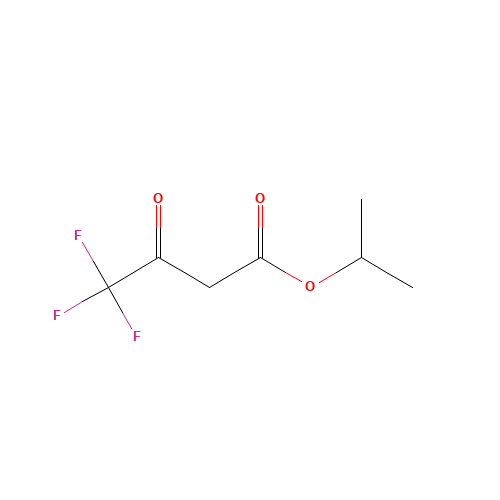 ISOPROPYL 4,4,4-TRIFLUOROACETOACETATE (CAS: 175230-50-9) - Chemical Structure and Molecular Formula 