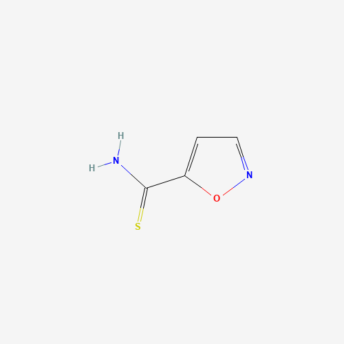 ISOXAZOLE-5-CARBOTHIOAMIDE (CAS: 175334-72-2) - Chemical Structure and Molecular Formula 