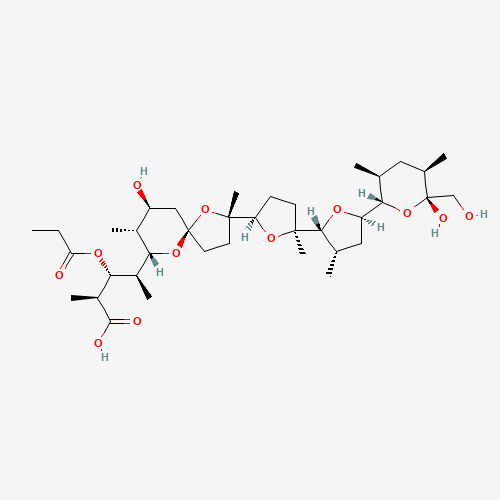 Monensin,16-deethyl-3-O-demethyl-16-methyl-3-O-(1-oxopropyl)- (CAS: 56283-74-0) - Related Chemical Product
