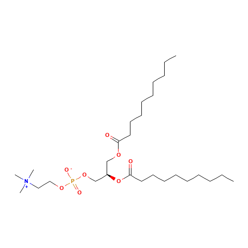 1,2-DIDECANOYL-SN-GLYCERO-3-PHOSPHOCHOLINE (CAS: 3436-44-0) - Related Chemical Product