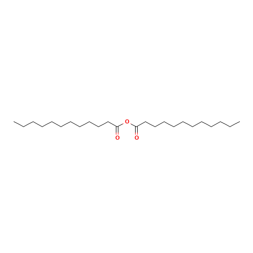 LAURIC ANHYDRIDE (CAS: 645-66-9) - Chemical Structure and Molecular Formula 