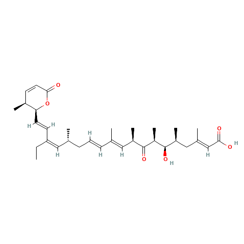 LEPTOMYCIN B FROM STREPTOMYCES SP (CAS: 87081-35-4) - Chemical Structure and Molecular Formula 