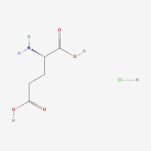 L-(+)-Glutamic acid hydrochloride (CAS: 138-15-8) - Chemical Structure and Molecular Formula 