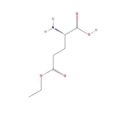 H-GLU(OET)-OH (CAS: 1119-33-1) - Chemical Structure and Molecular Formula 