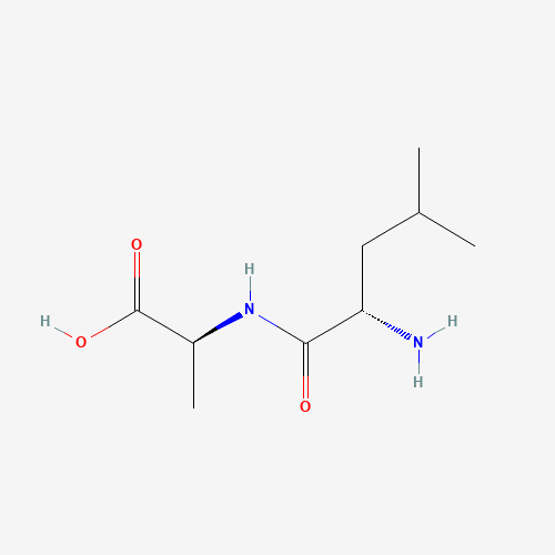 L-LEUCYL-L-ALANINE (CAS: 7298-84-2) - Chemical Structure and Molecular Formula 