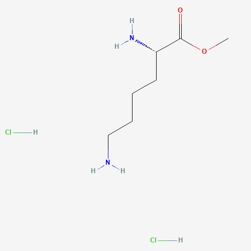 Methyl L-lysinate dihydrochloride (CAS: 26348-70-9) - Chemical Structure and Molecular Formula 