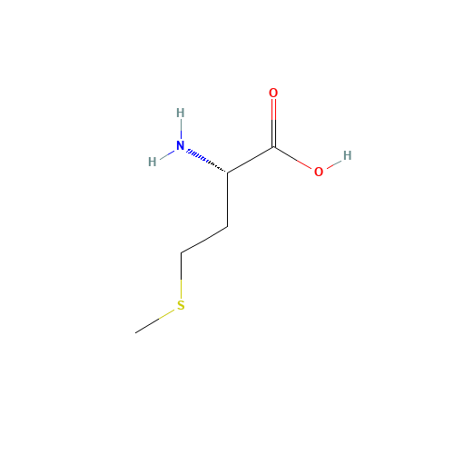 L-Methionine (CAS: 63-68-3) - Chemical Structure and Molecular Formula 