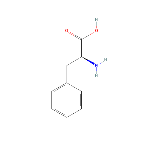 L-Phenylalanine (CAS: 63-91-2) - Chemical Structure and Molecular Formula 