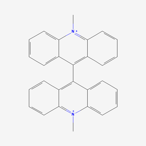 Lucigenin(bis-N-methylacridiniumnitrate) (CAS: 22103-92-0) - Chemical Structure and Molecular Formula 