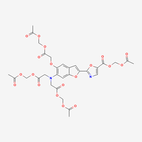 MAG-FURA-2,AM (CAS: 130100-20-8) - Chemical Structure and Molecular Formula 