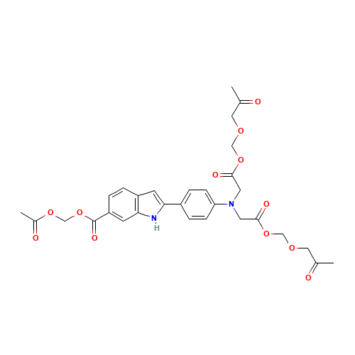 MAG-INDO 1-AM (CAS: 130926-94-2) - Chemical Structure and Molecular Formula 