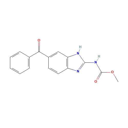 Mebendazole (CAS: 31431-39-7) - Chemical Structure and Molecular Formula 