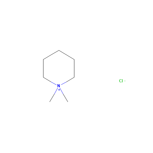 Mepiquat chloride (CAS: 24307-26-4) - Chemical Structure and Molecular Formula 