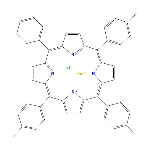 meso-Tetratolylporphyrin-Fe(III)chloride (CAS: 19496-18-5) - Related Chemical Product