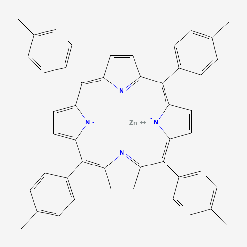 meso-Tetratolylporphyrin-Zn(II) (CAS: 19414-67-6) - Chemical Structure and Molecular Formula 