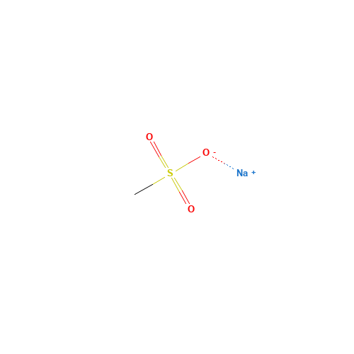 SODIUM METHANESULFONATE (CAS: 2386-57-4) - Chemical Structure and Molecular Formula 