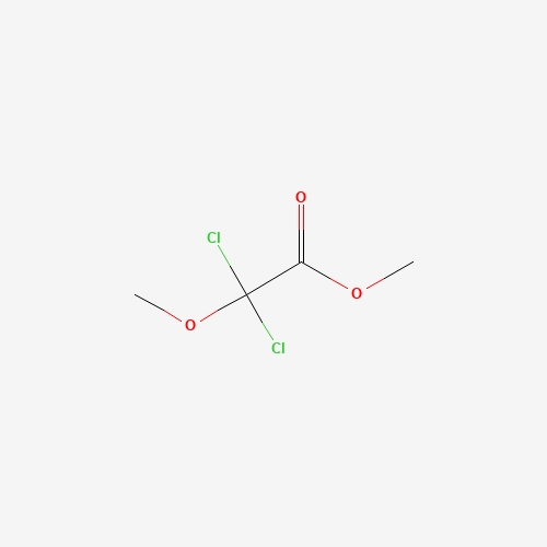 DICHLOROMETHOXYACETIC ACID METHYL ESTER (CAS: 17640-25-4) - Chemical Structure and Molecular Formula 