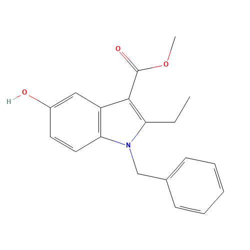 METHYL 1-BENZYL-2-ETHYL-5-HYDROXY-1H-INDOLE-3-CARBOXYLATE (CAS: 184705-03-1) - Related Chemical Product