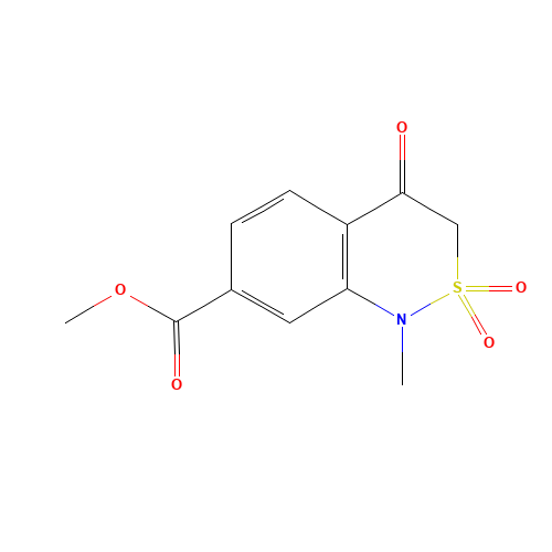 3,4-DIHYDRO-2,2-DIOXO-7-METHOXYCARBONYL-1-METHYLBENZO[2,1-C]THIAZIN-4-ONE (CAS: 175202-91-2) - Related Chemical Product