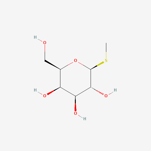 METHYLMERCAPTO-D-GALACTOPYRANOSIDE (CAS: 155-30-6) - Chemical Structure and Molecular Formula 