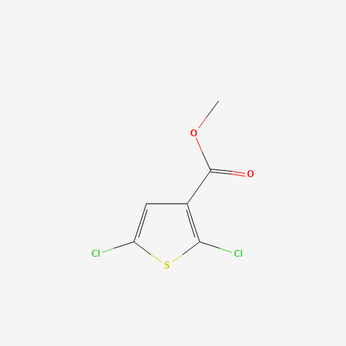 METHYL 2,5-DICHLOROTHIOPHENE-3-CARBOXYLATE (CAS: 145129-54-0) - Chemical Structure and Molecular Formula 