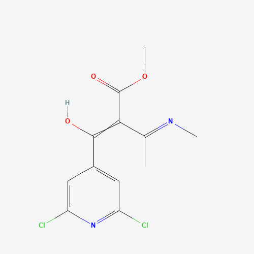 METHYL 2-[(2,6-DICHLORO-4-PYRIDYL)CARBONYL]-3-(METHYLAMINO)BUT-2-ENOATE (CAS: 82140-55-4) - Related Chemical Product