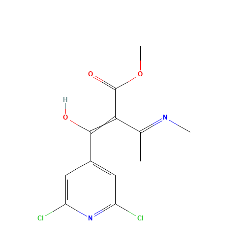 METHYL 2-[(2,6-DICHLORO-4-PYRIDYL)CARBONYL]-3-(METHYLAMINO)BUT-2-ENOATE (CAS: 82140-55-4) - Related Chemical Product