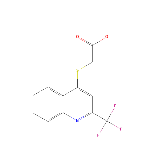 METHYL 2-[2-(TRIFLUOROMETHYL)QUINOLIN-4-YL THIO]-ACETATE (CAS: 175203-42-6) - Related Chemical Product