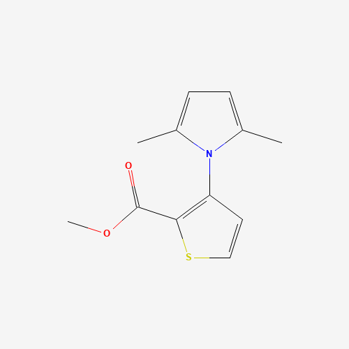 METHYL 3-(2,5-DIMETHYL-1H-PYRROL-1-YL)-2-THIOPHENECARBOXYLATE (CAS: 175137-41-4) - Chemical Structure and Molecular Formula 