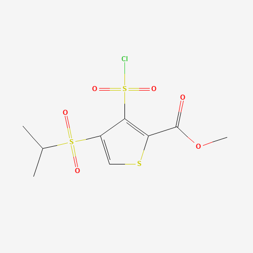 METHYL 3-(CHLOROSULFONYL)-4-(ISOPROPYLSULFONYL)-2-THIOPHENECARBOXYLATE (CAS: 423768-47-2) - Related Chemical Product