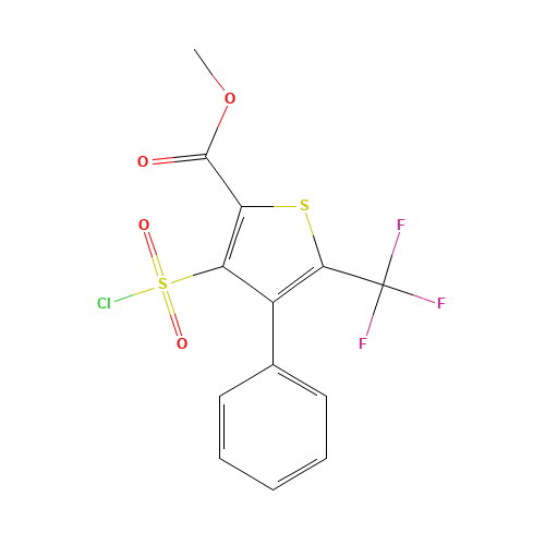 METHYL 3-(CHLOROSULFONYL)-4-PHENYL-5-(TRIFLUOROMETHYL)THIOPHENE-2-CARBOXYLATE (CAS: 306935-98-8) - Related Chemical Product