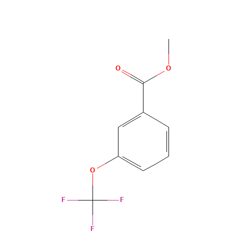 METHYL 3-(TRIFLUOROMETHOXY)BENZOATE (CAS: 148438-00-0) - Chemical Structure and Molecular Formula 