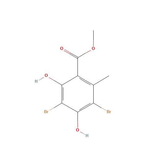 METHYL 3,5-DIBROMO-2,4-DIHYDROXY-6-METHYLBENZOATE (CAS: 715-33-3) - Related Chemical Product