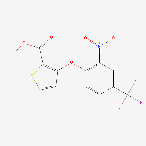 METHYL 3-[2-NITRO-4-(TRIFLUOROMETHYL)PHENOXY]THIOPHENE-2-CARBOXYLATE (CAS: 91041-20-2) - Related Chemical Product