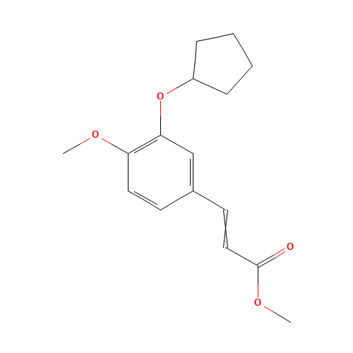 METHYL 3-[3-(CYCLOPENTYLOXY)-4-METHOXYPHENYL]ACRYLATE (CAS: 138715-51-2) - Related Chemical Product