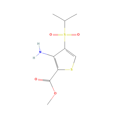 METHYL 3-AMINO-4-(ISOPROPYLSULFONYL)THIOPHENE-2-CARBOXYLATE (CAS: 175201-72-6) - Related Chemical Product