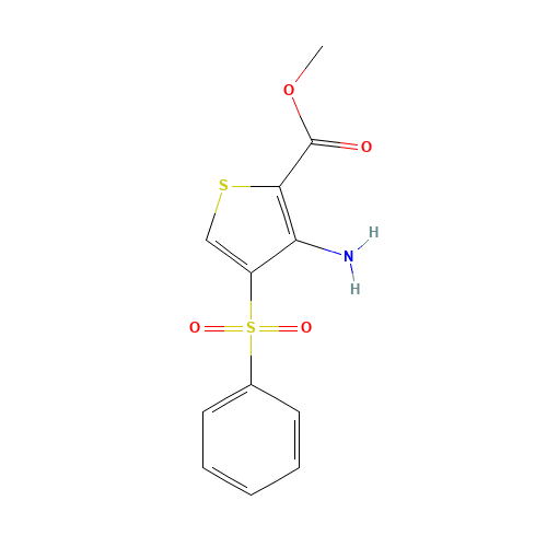METHYL 3-AMINO-4-(PHENYLSULFONYL)THIOPHENE-2-CARBOXYLATE (CAS: 175201-55-5) - Related Chemical Product