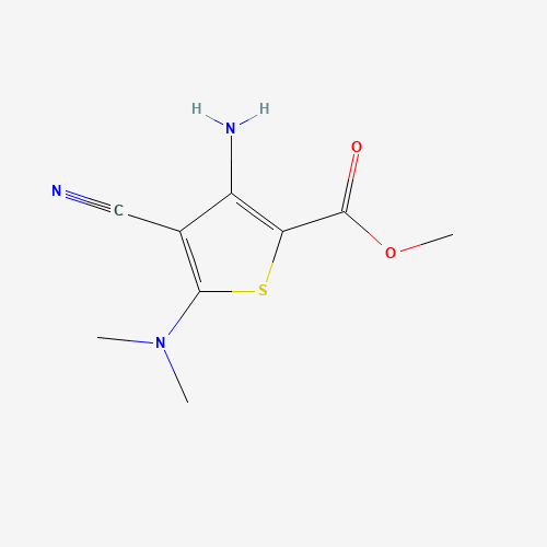 METHYL 3-AMINO-4-CYANO-5-(DIMETHYLAMINO)THIOPHENE-2-CARBOXYLATE (CAS: 175202-32-1) - Related Chemical Product