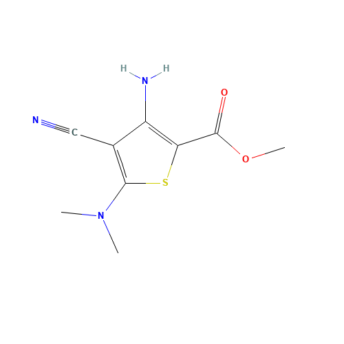 METHYL 3-AMINO-4-CYANO-5-(DIMETHYLAMINO)THIOPHENE-2-CARBOXYLATE (CAS: 175202-32-1) - Related Chemical Product