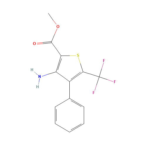 METHYL 3-AMINO-4-PHENYL-5-(TRIFLUOROMETHYL)THIOPHENE-2-CARBOXYLATE (CAS: 256353-38-5) - Related Chemical Product