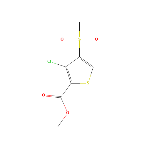 METHYL 3-CHLORO-4-(METHYLSULFONYL)THIOPHENE-2-CARBOXYLATE (CAS: 175201-76-0) - Related Chemical Product
