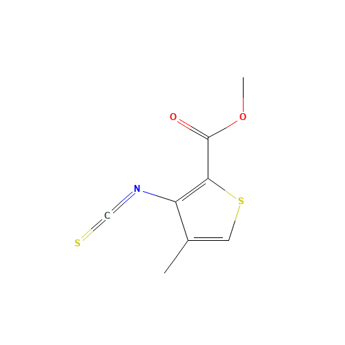 METHYL 3-ISOTHIOCYANATO-4-METHYLTHIOPHENE-2-CARBOXYLATE (CAS: 81321-15-5) - Related Chemical Product