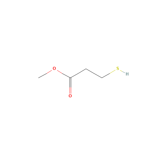 Methyl 3-mercaptopropionate (CAS: 2935-90-2) - Chemical Structure and Molecular Formula 