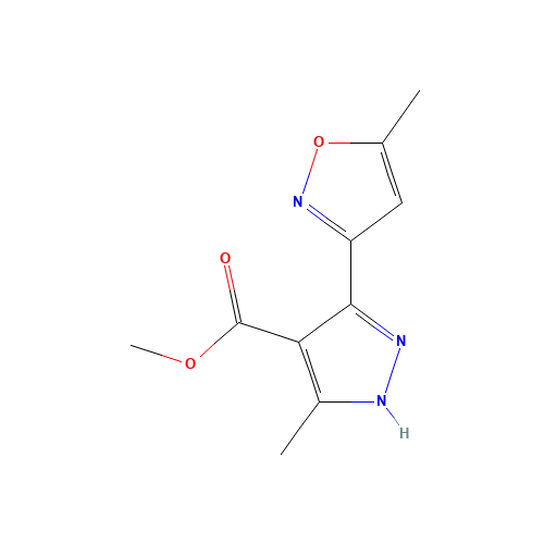 METHYL 3-METHYL-5-(5-METHYLISOXAZOL-3-YL)-1H-PYRAZOLE-4-CARBOXYLATE (CAS: 175277-16-4) - Related Chemical Product