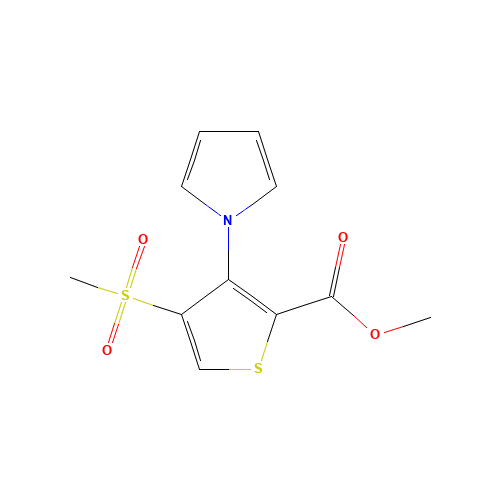 METHYL 4-(METHYLSULFONYL)-3-(1H-PYRROL-1-YL)THIOPHENE-2-CARBOXYLATE (CAS: 175201-75-9) - Related Chemical Product