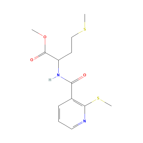 METHYL 4-(METHYLTHIO)-2-([[2-(METHYLTHIO)-3-PYRIDYL]CARBONYL]AMINO)BUTANOATE (CAS: 175201-68-0) - Related Chemical Product